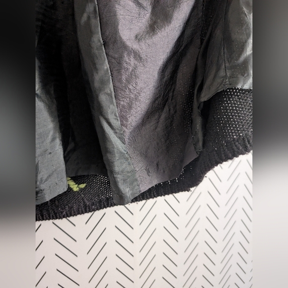 Vintage Jessika classic floral embroidery black cardigan button up grandma - Picture 10 of 12